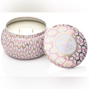 NEW Voluspa Pink Citron 2 Wick Tin Candle, 11 Ounces